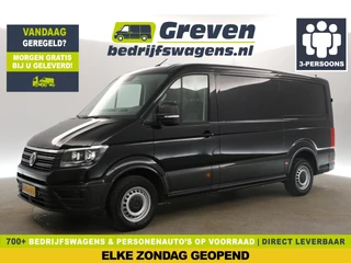 Volkswagen Crafter 2.0 TDI L3H2 140PK 3000KG Trekgew. Airco Camera Cruise Carplay 3 Persoons Elektrpakket Trekhaak