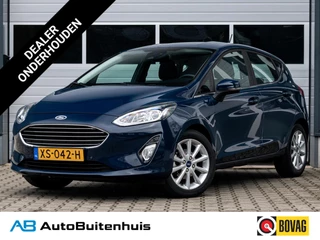 Ford Fiesta 1.0 EcoBoost Titanium|1e Eigenaar|CLIMATE|KEYLESS|CARPLAY|PARKEERHULP|PDC|CRUISE|NAVI