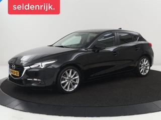 Mazda 3 2.0 SkyActiv-G 120 GT-M | Leder | Head-Up | Stoelverwarming | Camera | Navigatie | Full LED | Stuurverwarming | Keyless | Climate control | Bose Sound | Bluetooth | Parkeerhulp | Cruise control