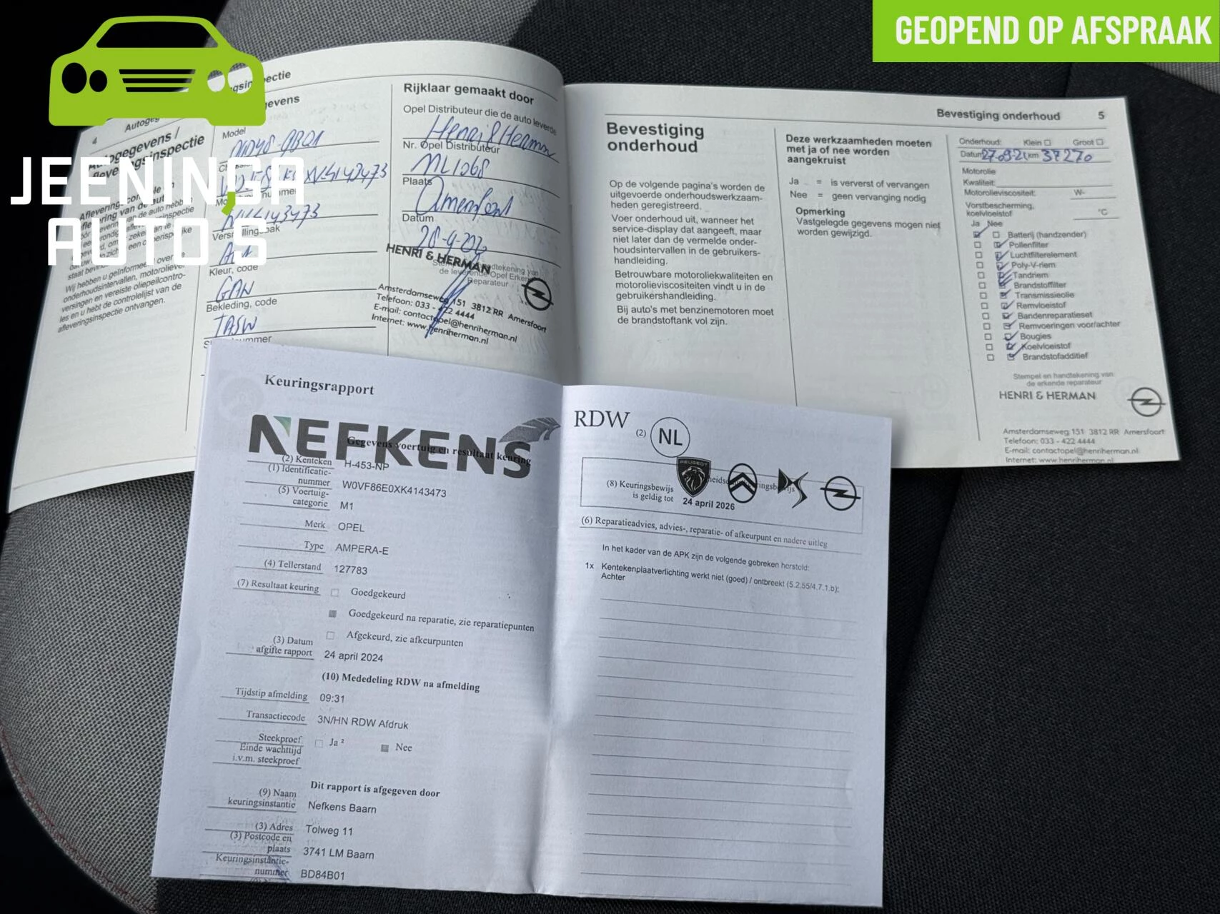 Hoofdafbeelding Opel Ampera-e