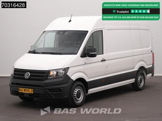 Volkswagen Crafter 140pk 2025 model L3H3 Airco Camera CarPlay Parkeersensoren v+a Euro6 L2H2 Airco
