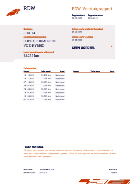 Hoofdafbeelding CUPRA Formentor