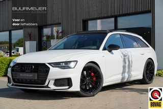 Audi A6 Avant 55 TFSI e Quattro Competition - Dealer onderhouden - Panoramisch schuif/kanteldak - S6 Diffuser - 3 x S-Line - Zwart optiek - 20'' lichtmetalen velgen - Adaptieve cruise control - Dodehoekdetectie - Apple CarPlay - Matrix LED -