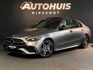 Mercedes-Benz C-klasse 300 e AMG Line Limousine MagnoMatt/ Pano/ Massage/ 360 Camera/ Trekhaak/ ACC/ Ambientlight