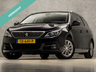 Peugeot 308 SW 1.2 PureTech Sport (PANORAMADAK, APPLE CARPLAY, GROOT NAVI, LEDER, STOELVERWARMING, 360 CAMERA, GETINT GLAS, TREKHAAK, CRUISE, NIEUWE APK, NIEUWSTAAT)