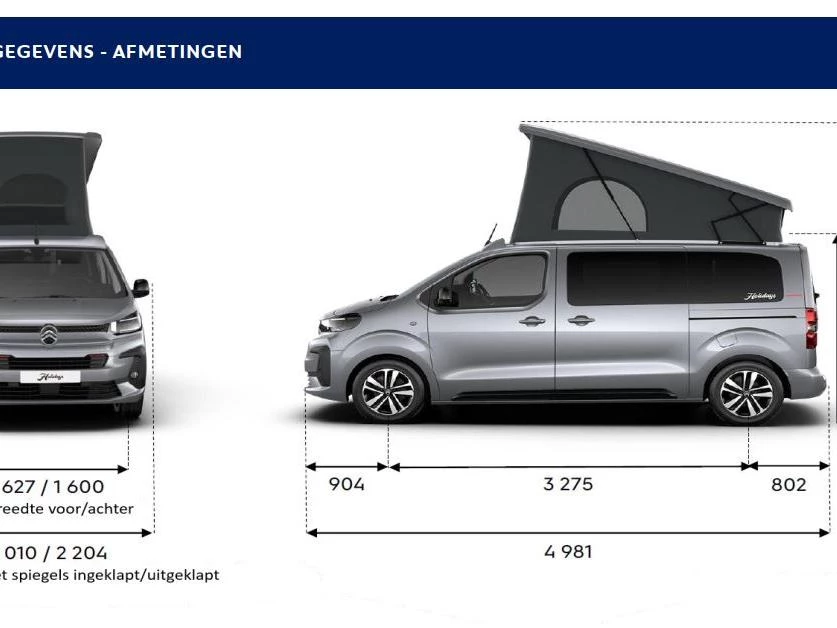 Hoofdafbeelding Citroën Holidays