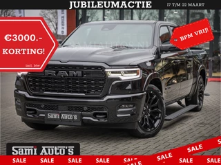 Dodge Ram 1500 LIMITED SPORT DE MEEST LUXUEUZE PICK UP HIGH OUTPUT H.O 540PK 706 Nm 2025 | XB9 | MASSAGE | BOM VOL | CREW CAB | DUBBELE CABINE | GRIJSKENTEKEN | VOORRAAD NR 2295 - 8559