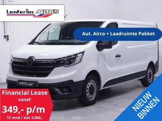 Renault Trafic 2.0 dCi 130 pk L2H1 Airco ECC, Laadruimte Pakket Apple Carplay, PDC V+A, Camera, Cruise control, Nieuw 2024, 3-Zits