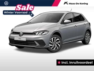 Volkswagen Polo Life Edition 1.0 TSI 95 pk 5 versn. Hand · Airconditioning automatisch, 2-zone (climatronic) · Incl. Inruilvoordeel ·