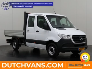 Mercedes-Benz Sprinter 316CDI Open Laadbak Dubbele Cabine 6-Persoons | 2800Kg Trekhaak | Navigatie | Camera | Airco | Cruise