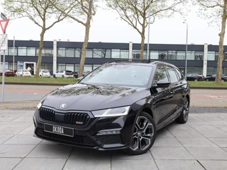 Skoda Octavia Combi RS iV 1.4 TSI PHEV 245PK | Panodak | Leer/Alcantara | Standkachel | Head-up | Keyless | Camera | Memory | 19"Inch |