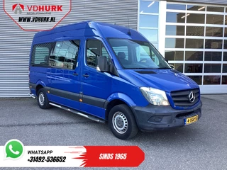 Mercedes-Benz Sprinter 213 2.2 CDI Aut. L2H2 €11.979,- Incl. BTW BPM VRIJ! EXPORT ONLY Rijdt Goed/ Combi/ 9 Persoons/ Kombi/ 9P/ Airco