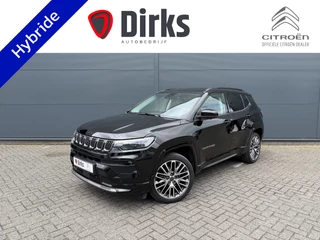 Jeep Compass 1.5T e-Hybrid Summit (Leder incl verwarming/koeling/geheugen - Elektrische Klep - Adaptieve Cruise Controle - LED - Keyless Entry - 360gr Camera - Navigatie - Apple Carplay)