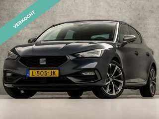 SEAT Leon 1.5 TSI FR Sport 150Pk Automaat (APPLE CARPLAY, GROOT NAVI, SFEERVERLICHTING, ADAPTIVE CRUISE, SPORTSTOELEN, GETINT GLAS, KEYLESS, LED KOPLAMPEN, NIEUWSTAAT)