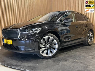 Skoda Enyaq iV 80|90% SOH|GROTE ACCU|ACC|LEDER|ELEK.INTERIEUR+TREKHAAK|STUUR+STOELVERWARMING V+A|CAMERA|CARPLAY|NL|NAP|1 EIGENAAR|
