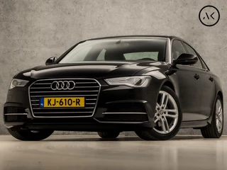 Audi A6 Limousine 1.8 TFSI S-Line Sport 191Pk Automaat (2X S-LINE, LOGISCH NAP, NAVIGATIE, CLIMATE, LEDER, XENON, SPORTSTOELEN, PARKEERSENSOREN, CRUISE, NIEUWE APK, NIEUWSTAAT)