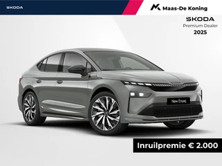 Škoda Enyaq coupé iv Sportline Elektromotor 210 kW / 286 PK SUV Elektri | Trekhaak wegklapbaar | 21'' Lichtmetalen Velgen | 2000,- inruilvoordeel !!