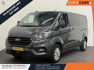 Ford Transit Custom 300 2.0 TDCI L2H1 Limited Dubbele Cabine Automaat Navi Airco 2 Schuifdeuren Trekhaak PDC Carplay DAB