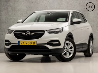 Hoofdafbeelding Opel Grandland X Opel Grandland X 1.2 Turbo Sport (APPLE CARPLAY, GROOT NAVI, TREKHAAK, PARKEERSENSOREN, SPORTSTOELEN, CRUISE, DAB+, LANE ASSIST, NIEUWSTAAT)