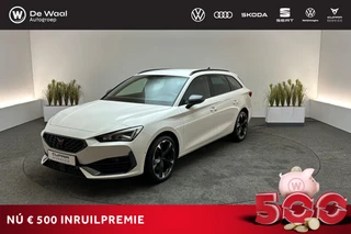 CUPRA Leon Sportstourer 1.4 204 pk DSG e-hybrid VZ Adrenaline | SoH 97% | Trekhaak Zwenkbaar, AppleCarplay/AndroidAuto, Achteruitrijamera, Park Assist |