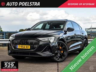 Audi e-tron Sportback 55 quattro S edition 95 kWh Panoramadak Luchtvering RS Zetels HUD B&O Matrix LED Rondomzicht Camera Apple CarPlay Black Edition