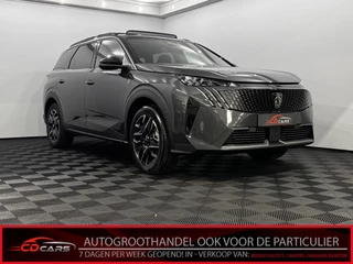 Peugeot 5008 1.2 Hybrid 145 GT 7P Pano, Half leder, 360 Camera, Elektrische achterklep, Keyless start, Virtual desk, 2 jaar garantie
