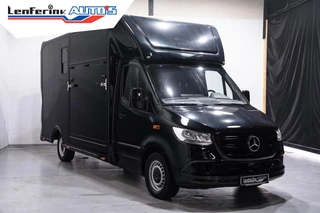 Mercedes-Benz Sprinter 316 CDI 163 pk Paardenwagen Nieuwe opbouw Sodiak hengsten uitvoering 2-Paards Leder Camera Apple Carplay 3-Zits Zadelkamer Trekhaak