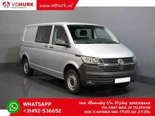 Volkswagen Transporter T6.1 2.0 TDI 150 pk L2 DC Dubbel Cabine 4Motion/ 4x4/ Standkachel/ 2.5t Trekverm./ Cruise/ 4-motion