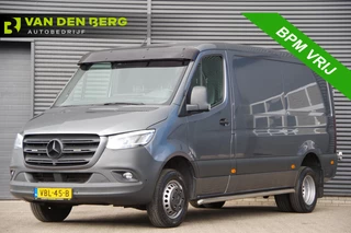 Mercedes-Benz Sprinter 519 3.0 CDI V6 L2H1 N1, AUT. LED, LEDER, DUBBELLUCHT, STOELVERWARMING, ELEKTR. SCHUIFDEUR, MBUX 10'', CAMERA, NAVI, CRUISE, CLIMA, VOORRUITVERWARMING, NL AUTO, NAP, DUBBEL LUCHT