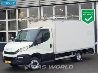 Iveco Daily 50C15 3.0L Bakwagen Mobiele werkplaats Standkachel Inbouw Koffer Meubelbak 15m3 Airco Trekhaak Cruise control