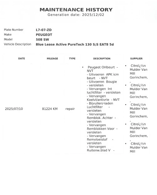 Hoofdafbeelding Peugeot 508