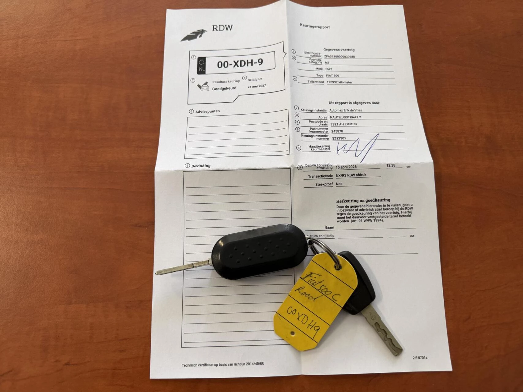 Hoofdafbeelding Fiat 500C