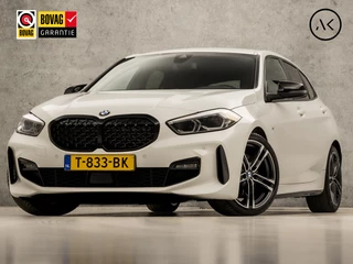 BMW 1 Serie 118i M Sport Automaat (APPLE CARPLAY, M PAKKET, STUUR/STOELVERWARMING, SFEERVERLICHTING, SPORTSTOELEN, GETINT GLAS, CRUISE, NIEUWE APK, NIEUWSTAAT)