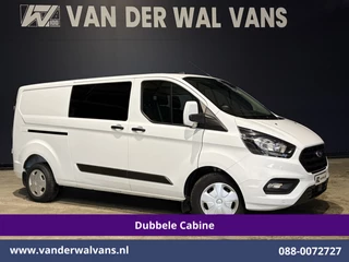 Ford Transit Custom 2.0 TDCI 130pk L2H1 Dubbele Cabine Euro6 Airco | 6-Zits | LED | Cruisecontrol | Trekhaak Parkeersensoren, Verwarmde voorruit