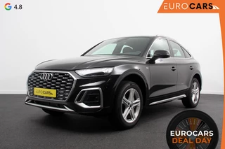 Hoofdafbeelding Audi Q5 Audi Q5 Sportback 50 TFSI e S Edition S-Tronic Plug in Hybrid | Navigatie | Climate Control | Camera | Adaptive Cruise Control | Elektrische Achterklep | Led Matrix | Stoelverwarming |