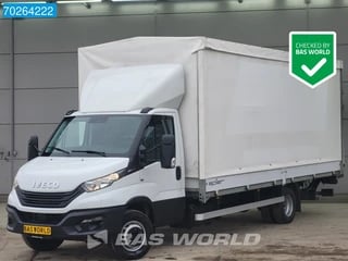 Iveco Daily 72C21 Automaat Bakwagen Zeilen Laadklep Schuifzeil Meubelbak Koffer Pritsche Plane Ladebordwand 37m3 Airco Cruise control