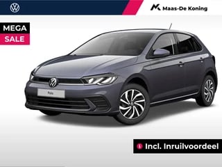 Volkswagen Polo Life Edition 1.0 TSI 95 pk 7 versn. DSG · Airconditioning automatisch, 2-zone (climatronic) · Incl. Inruilvoordeel ·