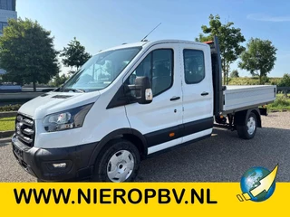 Hoofdafbeelding Ford Transit Ford Transit Dubbelcabine Openlaadbak Airco Cruisecontrol Trekhaak 130PK BPM VRIJ NIEUW