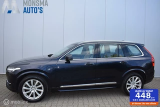 Volvo XC90 2.0 T8 Twin Engine AWD Inscription MagicBlue Pano Leder Stoelventilatie 20" LMV Trekhaak