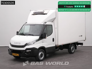 Hoofdafbeelding Iveco Daily Iveco Daily 35S14 Automaat Koelwagen Vriezer Thermo King V-300 MAX Airco Cruise Parkeersensoren Euro6 Bakwagen Gekoeld Koel Koeler Kühl Kühler Kühlwagen Kühlkoffer Frigo Airco Cruise control