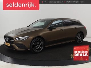Mercedes-Benz CLA-klasse 250e AMG Night | Stoelverwarming | Carplay |  Camera | Widescreen | Sfeerverlichting | Leder/Alcantara | Navigatie | Park Assist | Origineel Zwart | PHEV | Plug In