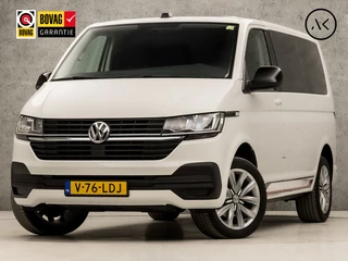 Volkswagen Transporter 2.0 TDI L1H1 28 Highline 150Pk Automaat (APPLE CARPLAY, GROOT NAVI, 3 ZITS, ADAPTIVE CRUISE, PARKEERSENSOREN, LM VELGEN, NIEUWE APK, NIEUWSTAAT)