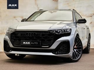 Audi Q8 60 TFSI e Quattro Pro Line S Competition, MJ2024, pano, B&O adv., 4W-best, OLED, S sportstoelen, nachtz., massage, HUD, tr.haak, keyless, 23", NP181k