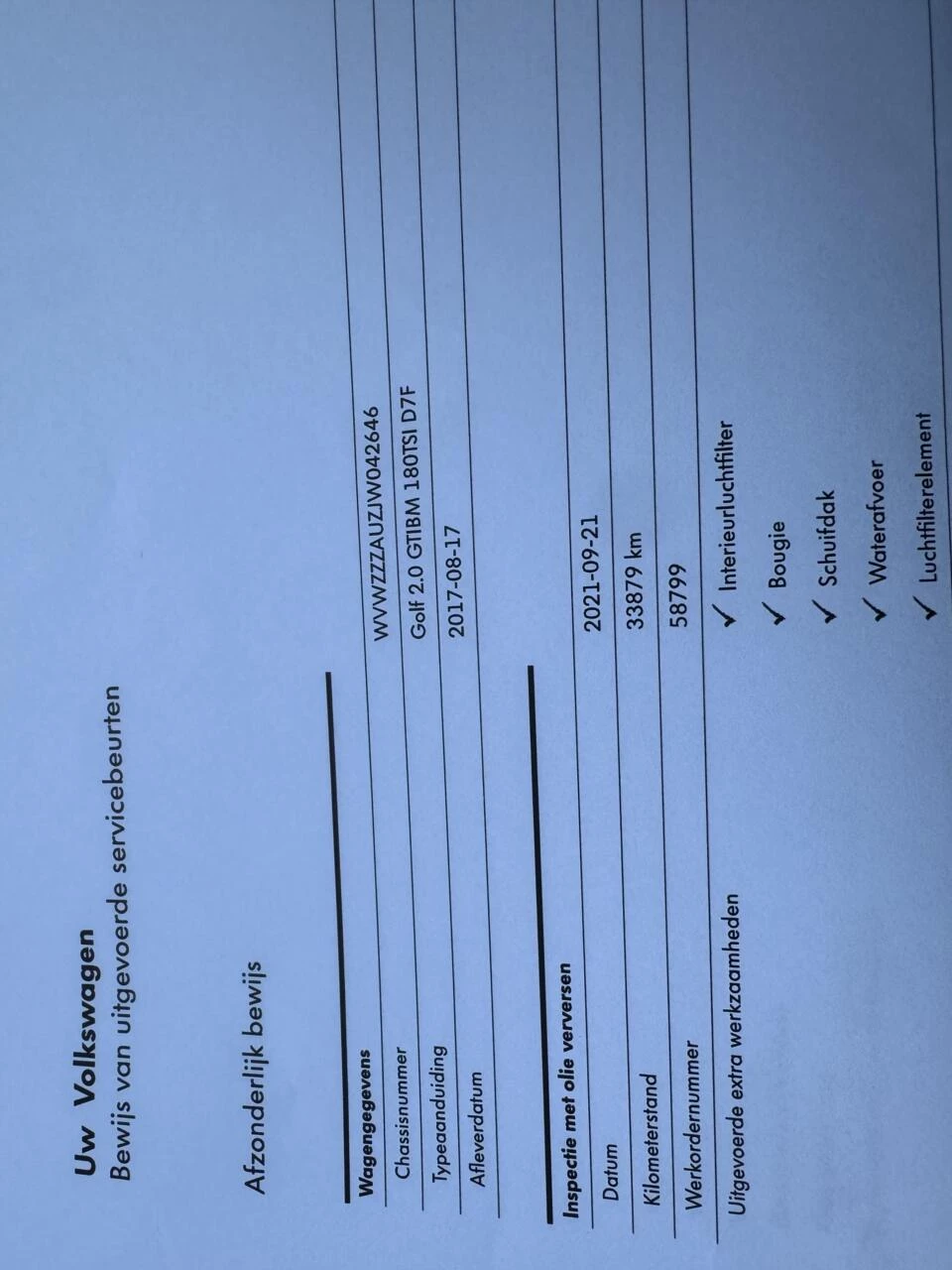 Hoofdafbeelding Volkswagen Golf