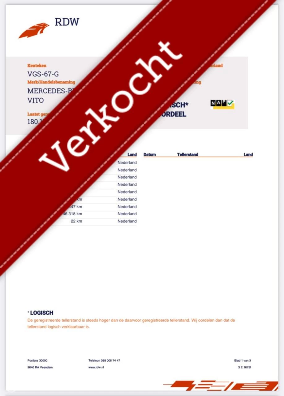 Hoofdafbeelding Mercedes-Benz Vito