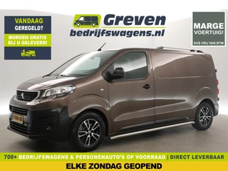 Peugeot Expert 226S 1.6 BlueHDI | MARGE! | Automaat Airco Cruise Carplay Trekhaak Navi 3 Persoons 16"LMV
