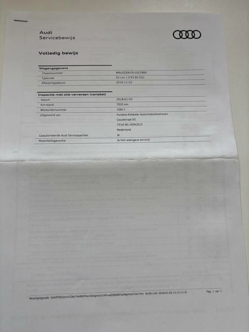 Hoofdafbeelding Audi A3