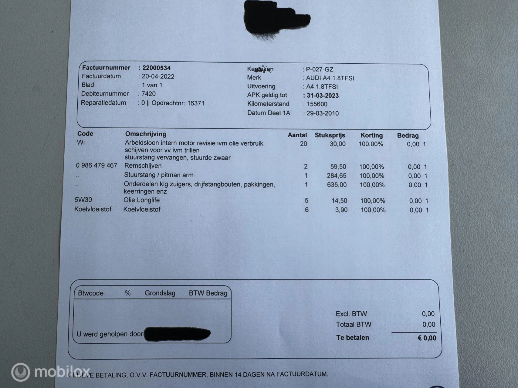 Hoofdafbeelding Audi A4