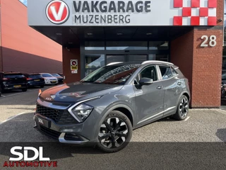 Kia Sportage 1.6 T-GDi Plug-in Hybrid AWD DynamicPlusLine // ADAPT. CRUISE // HALF LEDER // CAMERA+SENSOREN // STUUR+STOELVERWARMING // FULL LED //
