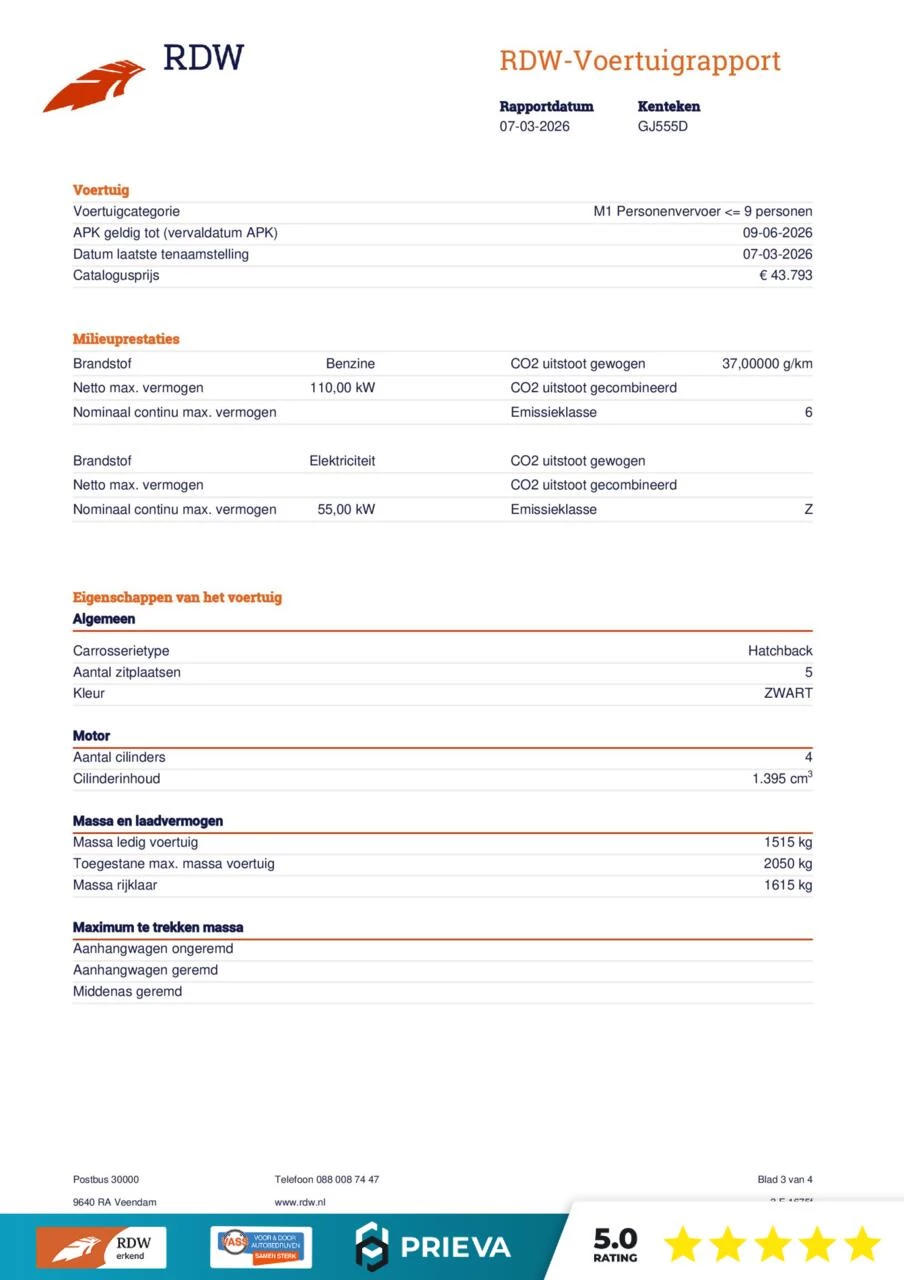 Hoofdafbeelding Audi A3